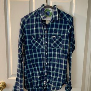 Blue and Green Flannel